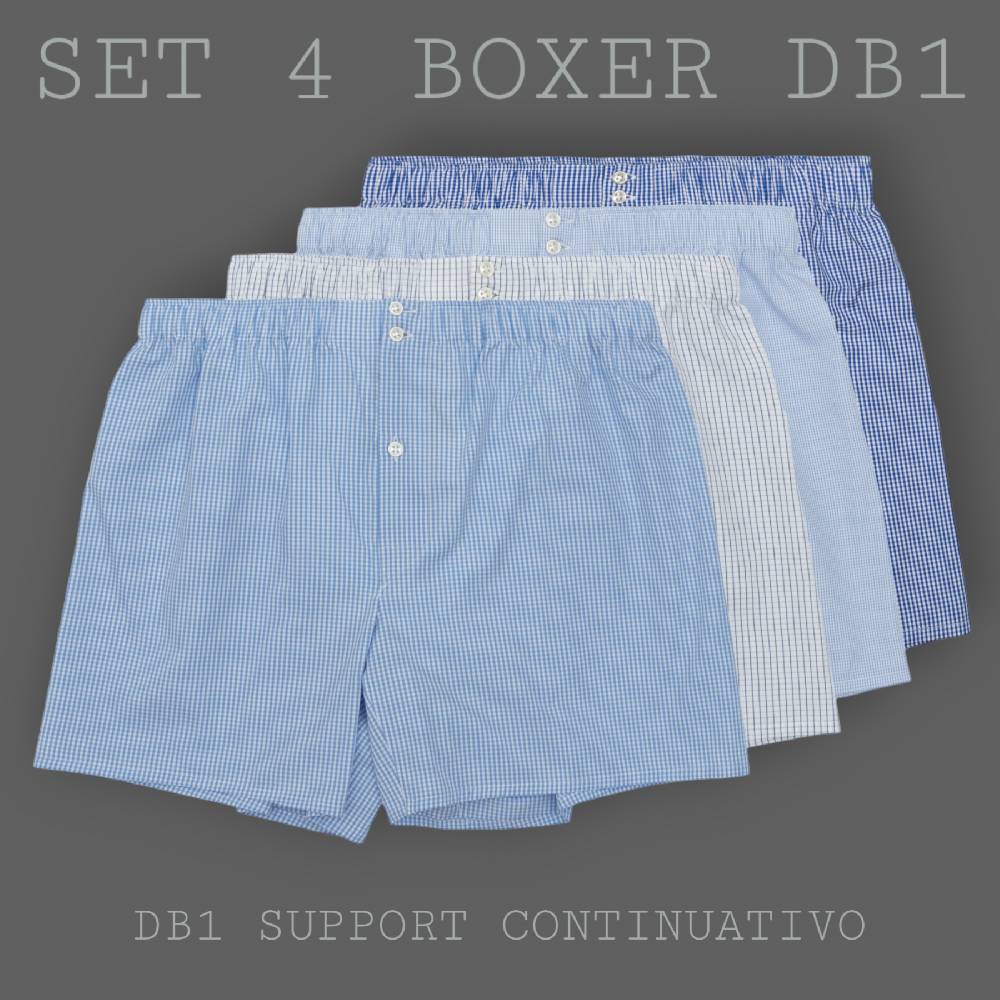 Roberto Ricetti SET "CHECK" - BOXER SUPPORT DB1 - SIZE 50