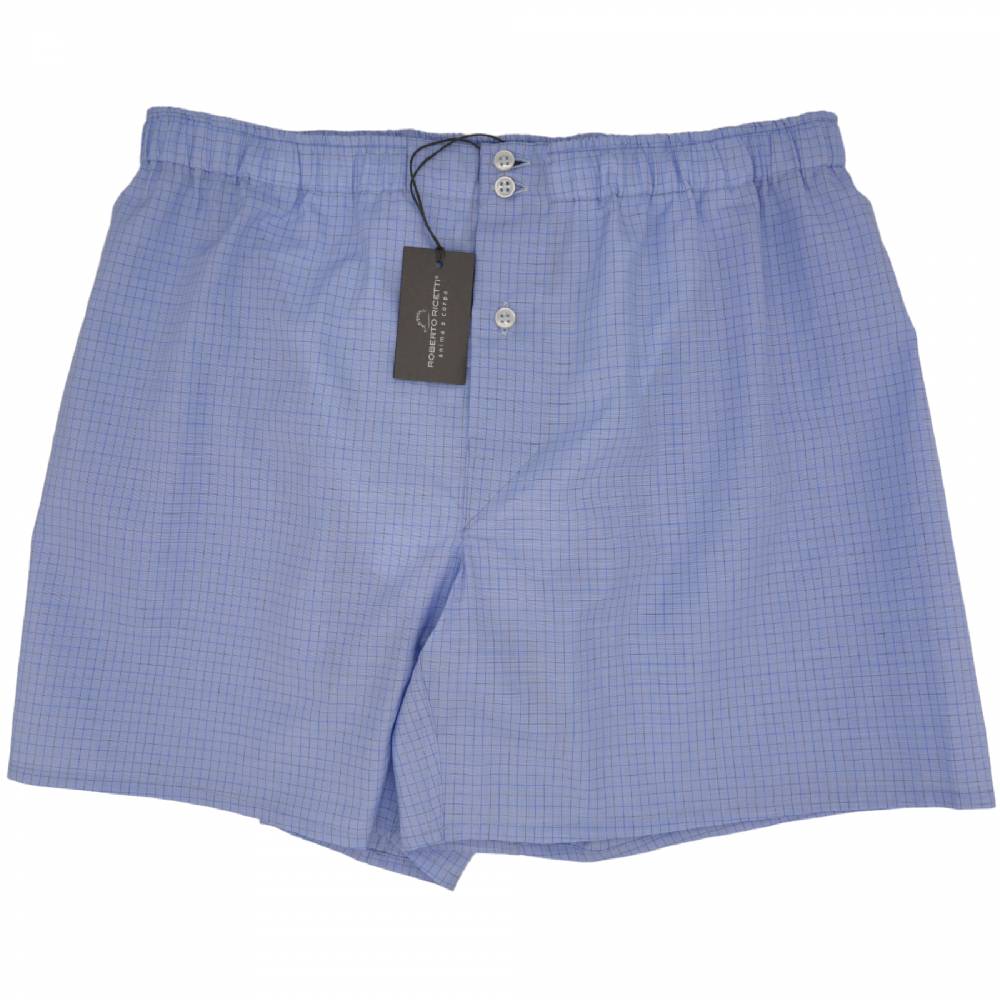 Roberto Ricetti BOXER DB1 SUPPORT - AZZURRO QUADRI Moda