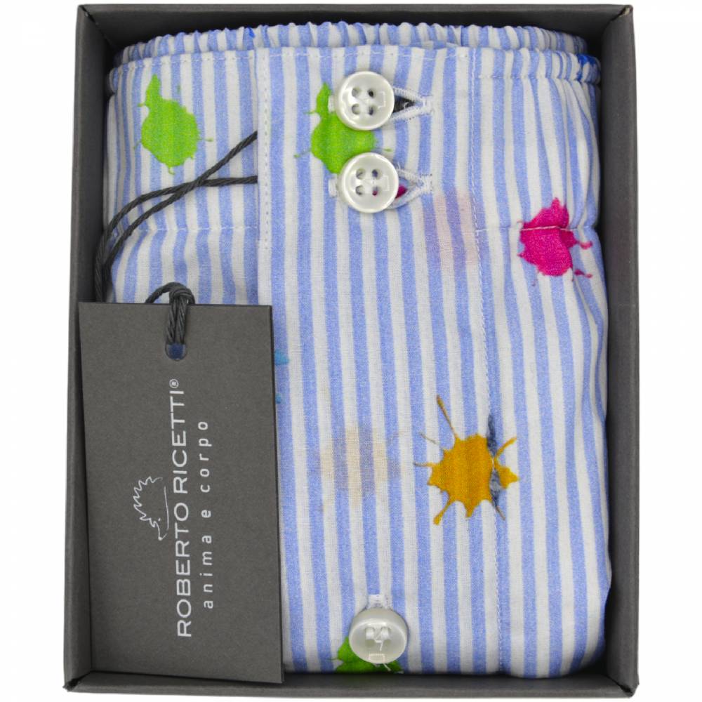 Roberto Ricetti BOXER DB1 SUPPORT - STAMPA MACCHIA MULTICOLOR 2025