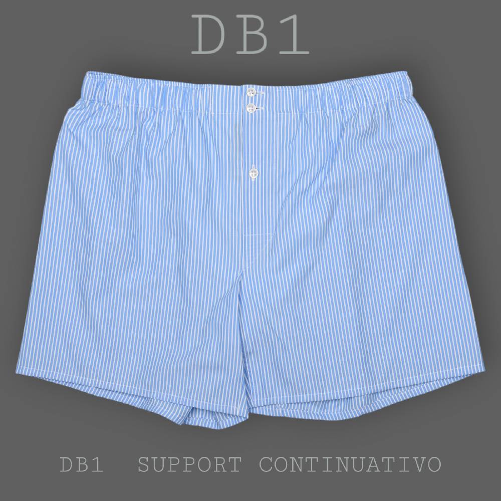 Roberto Ricetti BOXER DB1 SUPPORT - BASIC - CONTINUATIVO - RIGA FONDO AZZURRO Affare Del Giorno