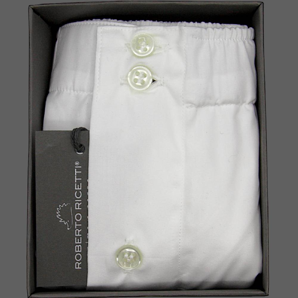 Roberto Ricetti BOXER DB1 SUPPORT - BASIC - CONTINUATIVO - BIANCO Sottocosto