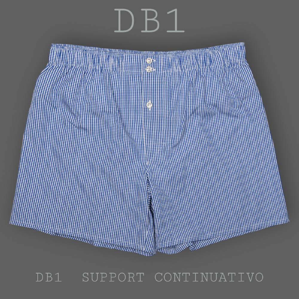 Roberto Ricetti BOXER DB1 SUPPORT - BASIC - CONTINUATIVO - VICHY BLU Presa