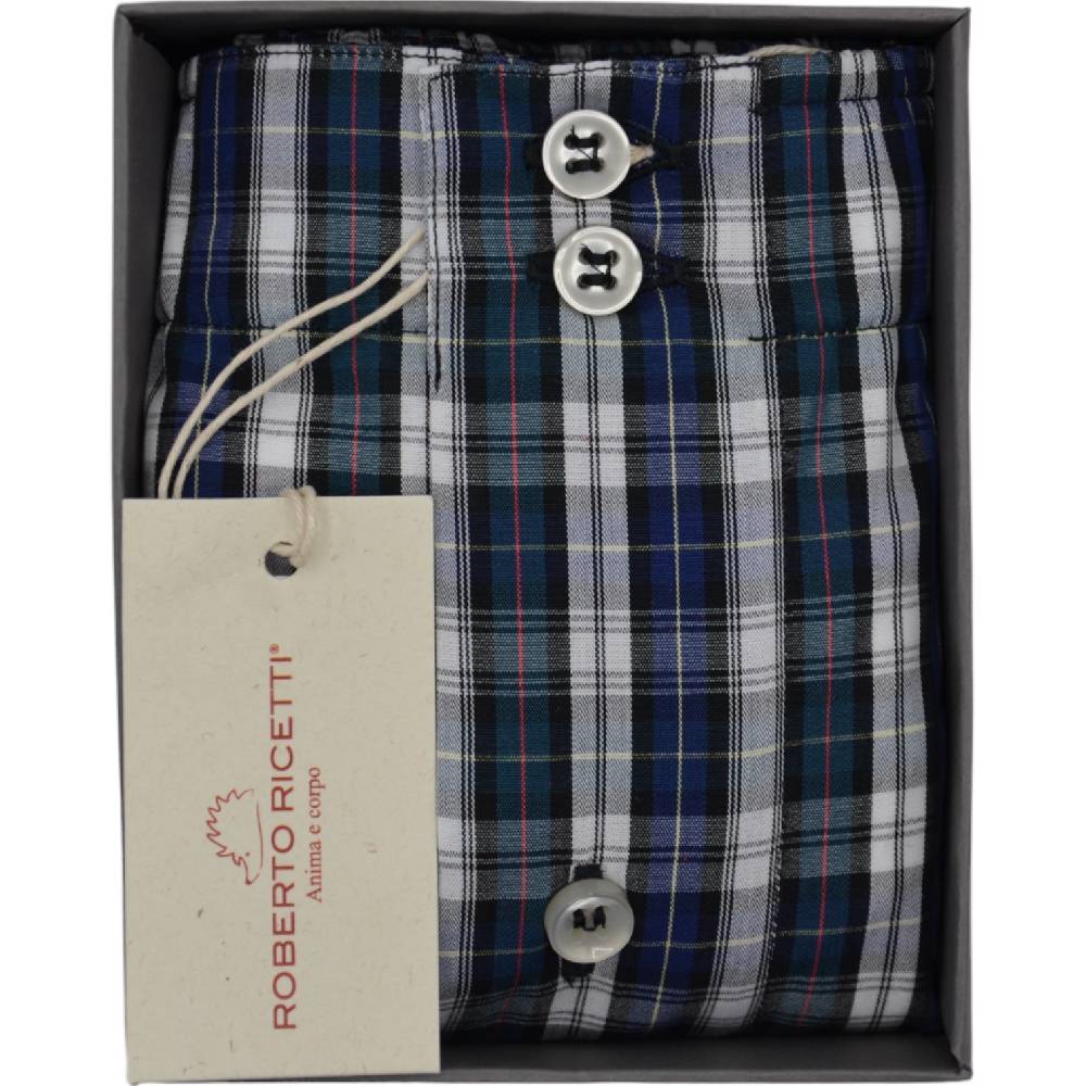 Roberto Ricetti BOXER DB1 SUPPORT - TARTAN BLU Online
