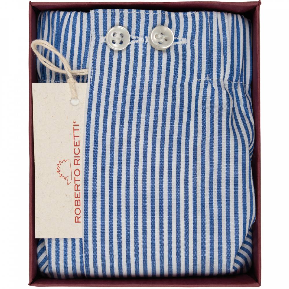 Roberto Ricetti BOXER UOMO CLASSIC - BASIC - CONTINUATIVO - RIGA BLU Moda
