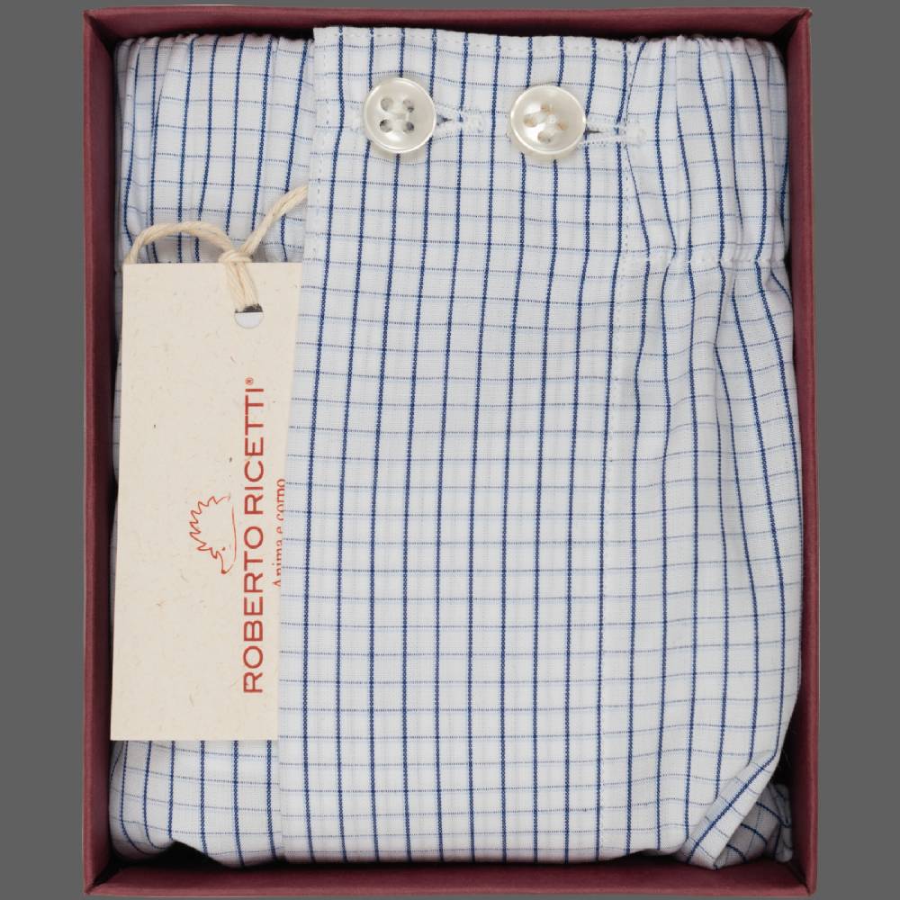 Roberto Ricetti BOXER UOMO CLASSIC - BASIC - CONTINUATIVO - QUADRETTO 2025