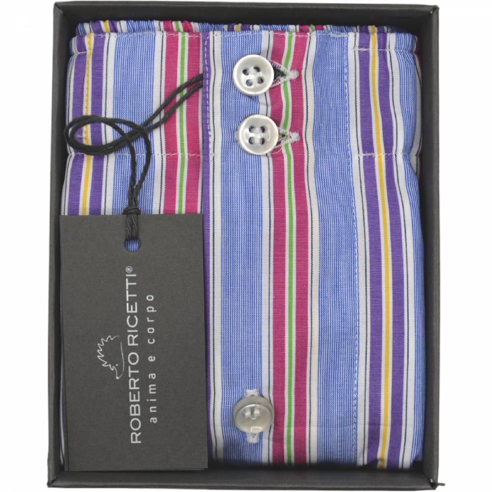 Roberto Ricetti BOXER DB1 SUPPORT - RIGHE COLORATE Negozi Online