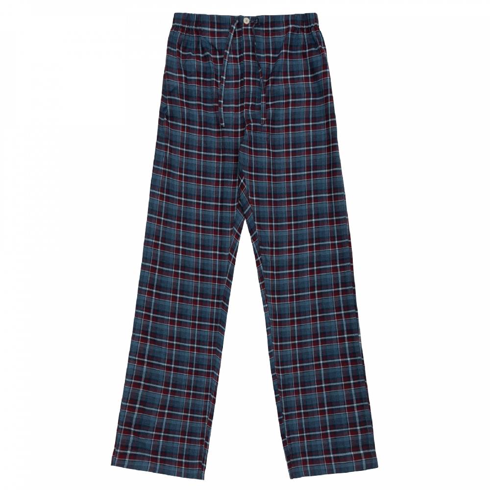 Roberto Ricetti FELPA GIROCOLLO BLU - PANTALONE SCOZZESE ROSSO/BLU Shopping Online