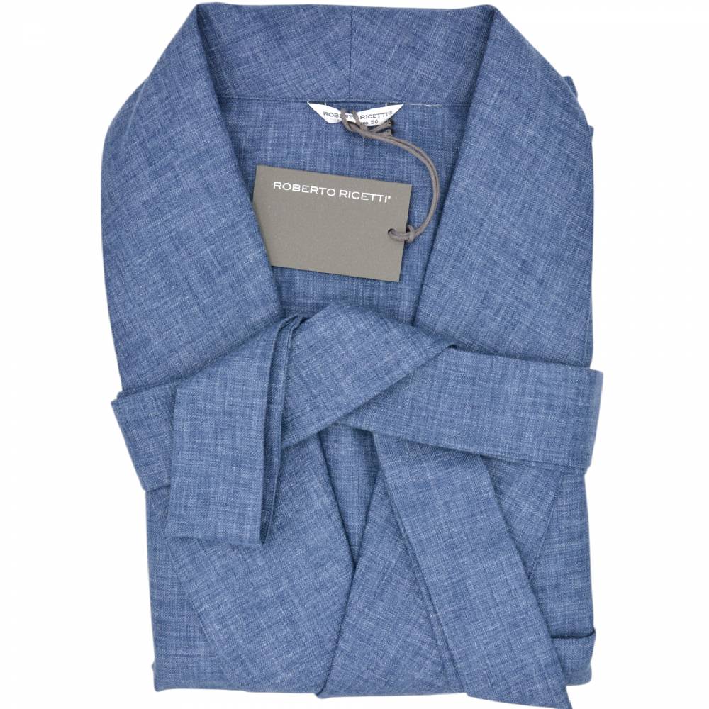Roberto Ricetti VESTAGLIA UOMO LUNGA - LANA CASHMERE AVIO