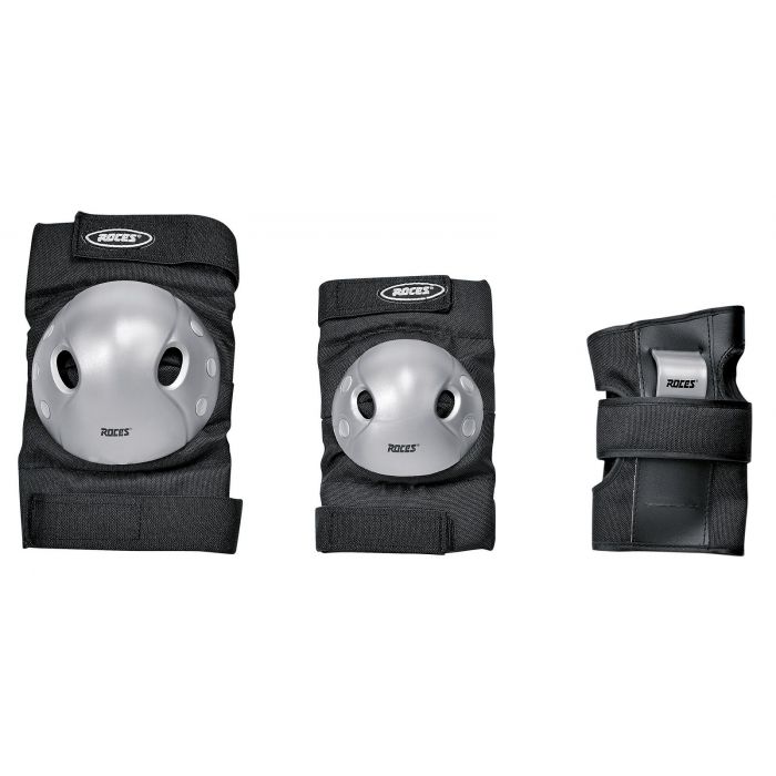 Roces JR EXTRA THREE-PACK black/grey Presa