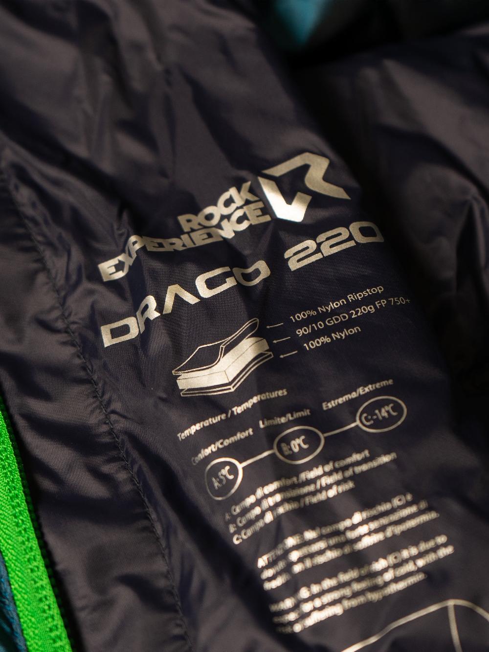 Rock Experience Drago 220 Mummy Sleeping Bag sacco a pelo In Linea