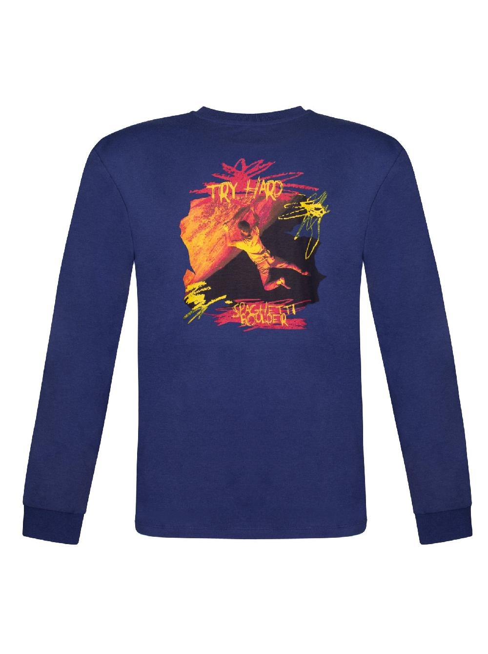 Rock experience Spaghetti Boulder Try Hard t-shirt manica lunga uomo Ultimo giorno