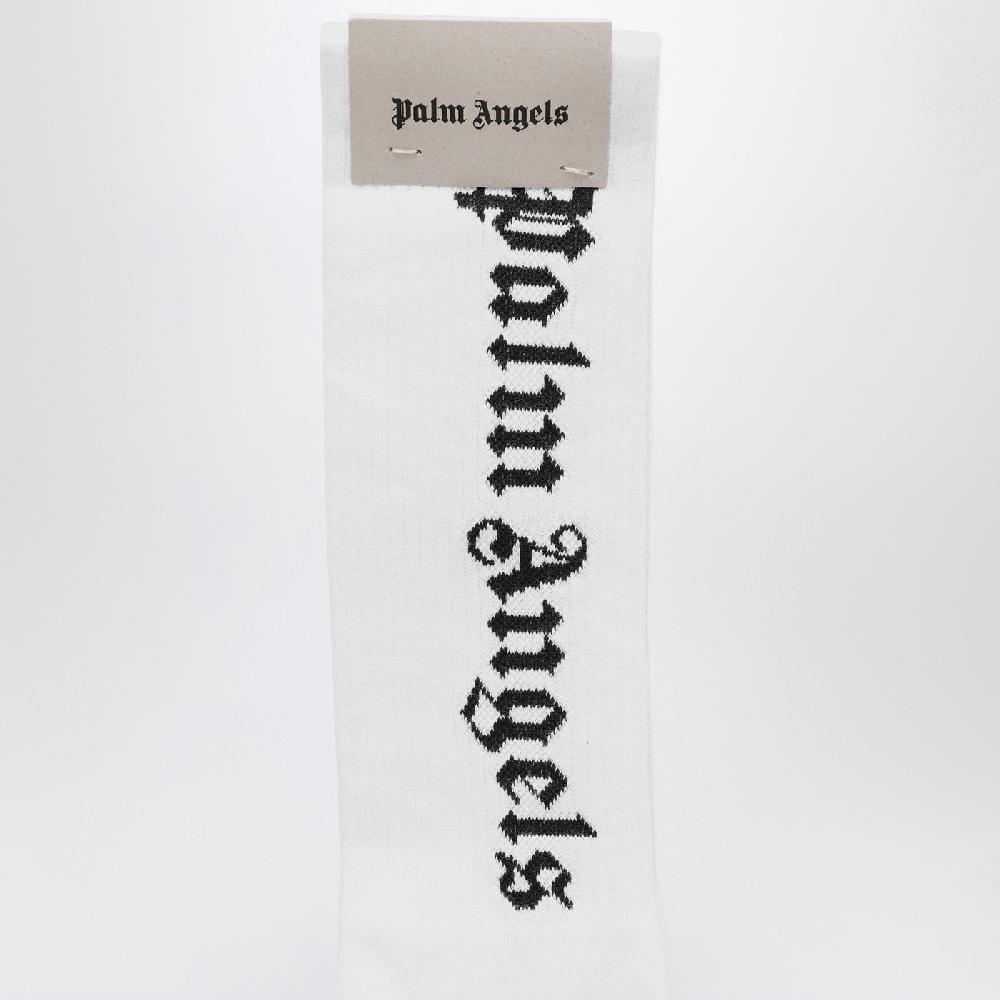 Palm Angels Calze bianche con logo Offerta esclusiva