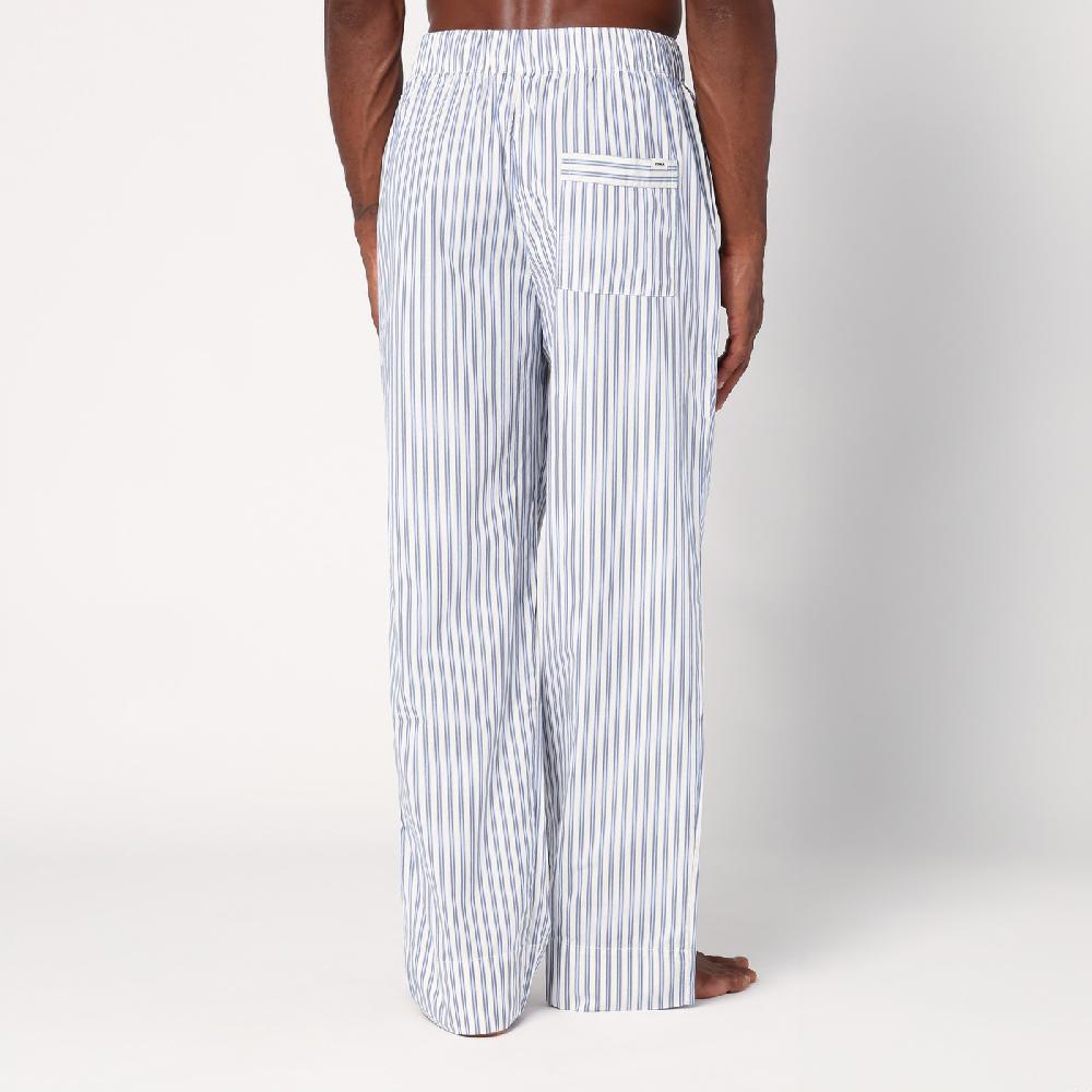 Tekla Pantalone pigiama bianco a righe Cyber Monday