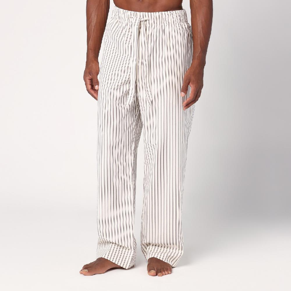 Tekla Pantalone pigiama beige a righe Offerta Pasqua