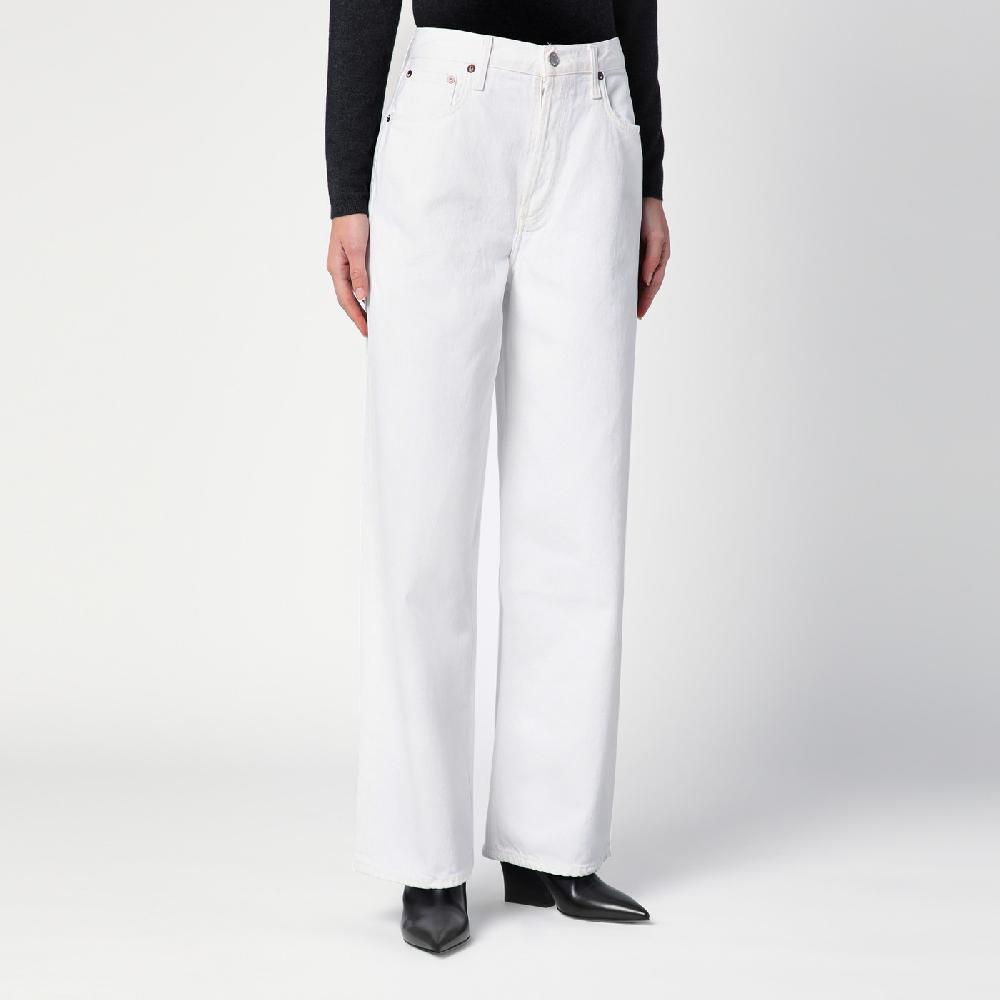 AGOLDE Jeans Low Slung Baggy 30.5 bianco Fino al 60% di sconto