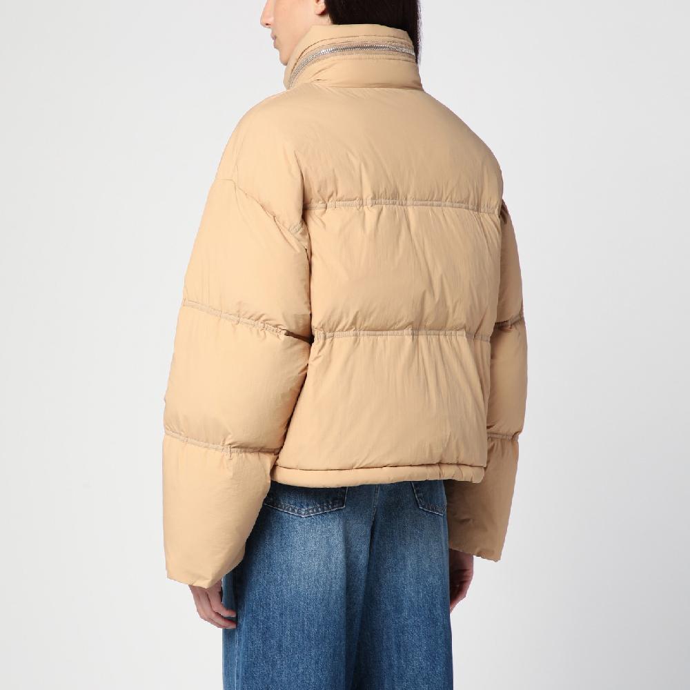 Ami Paris Piumino Ami de Coeur beige Limitato a 3 giorni