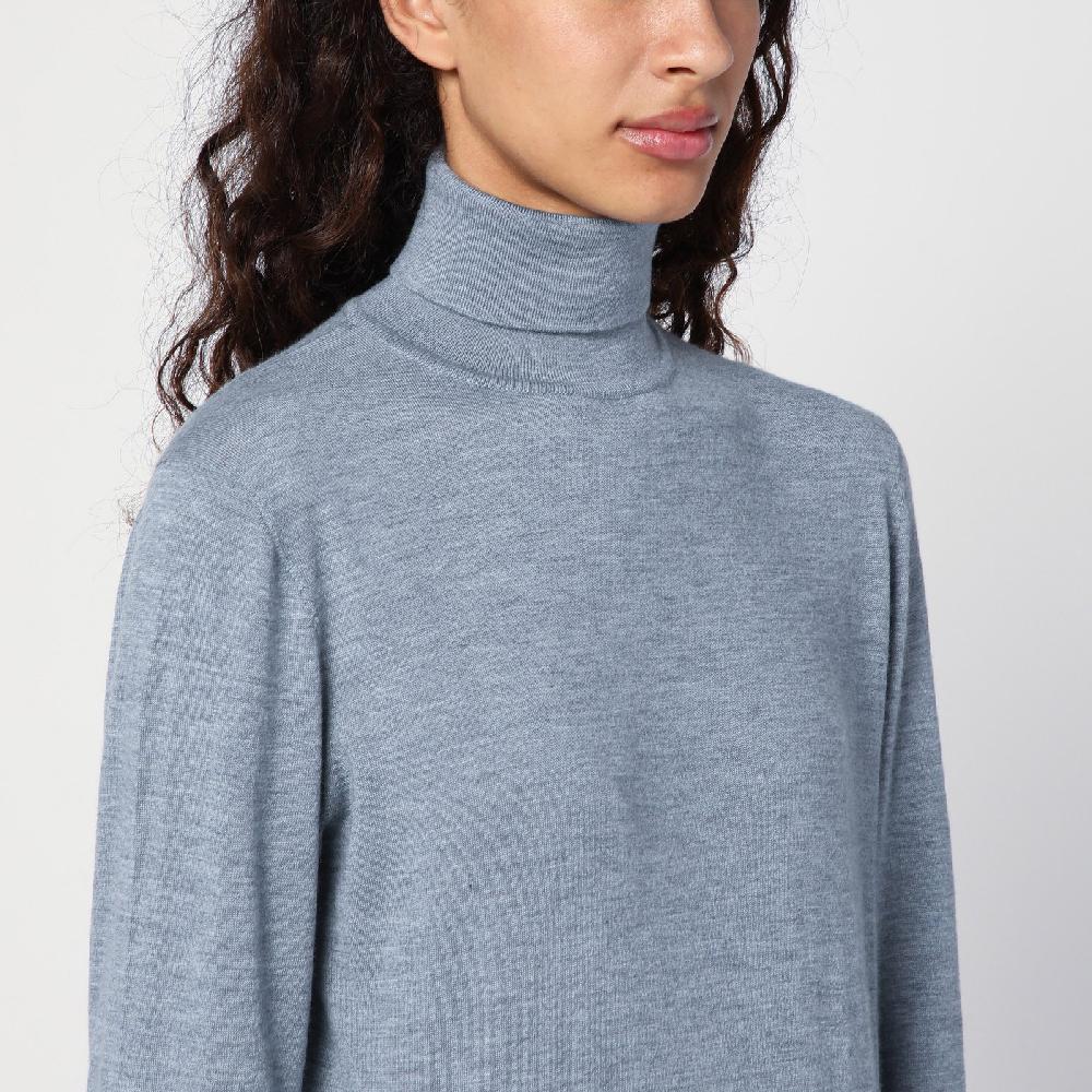 The Row Maglia dolcevita grigia in cashmere In vendita