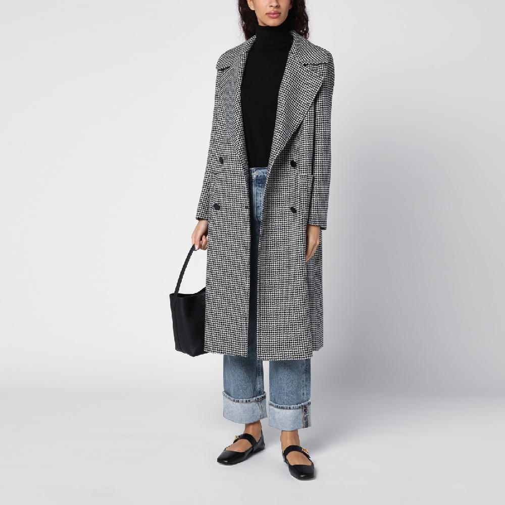 Tagliatore Cappotto doppiopetto in pied de poule Duty-free