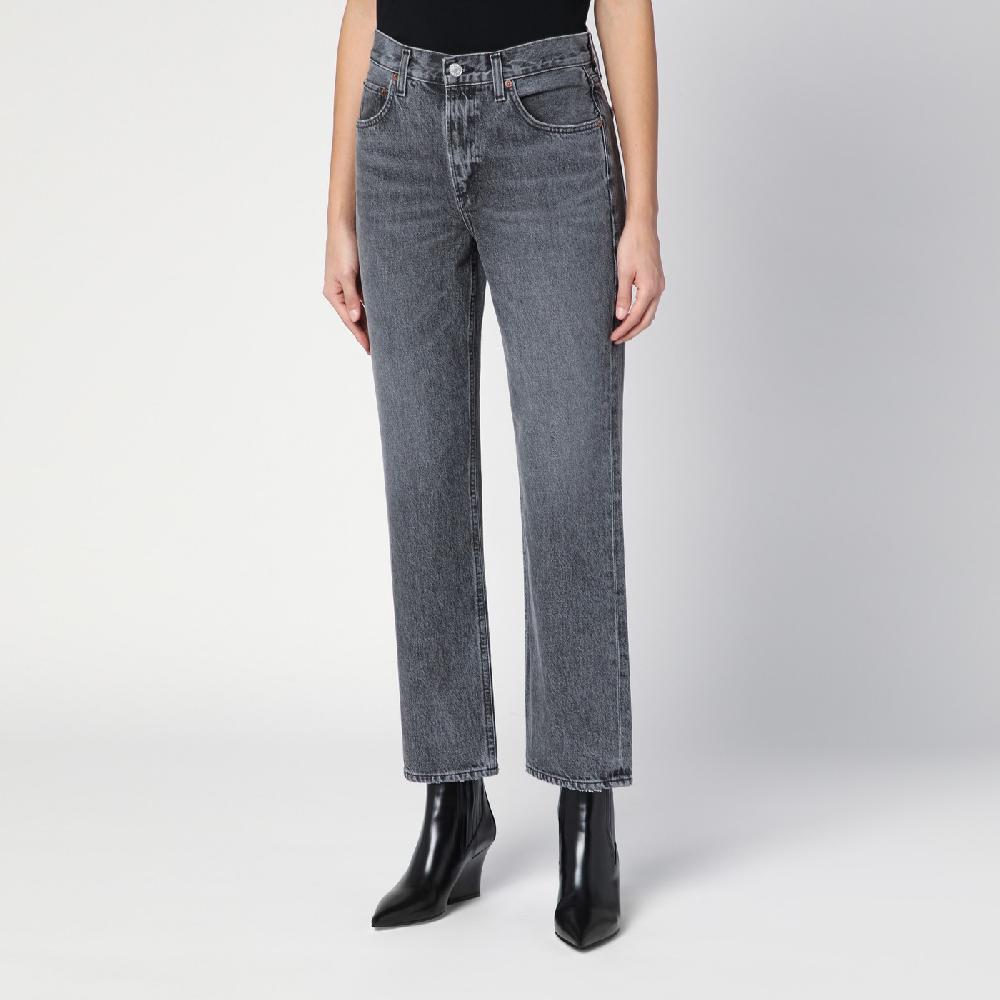 AGOLDE Jeans Valen grigio slavato in denim rigenerato Italy