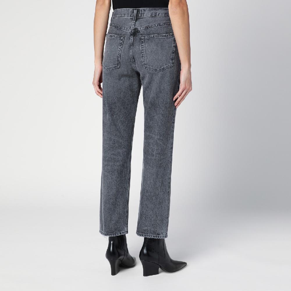 AGOLDE Jeans Valen grigio slavato in denim rigenerato Italy