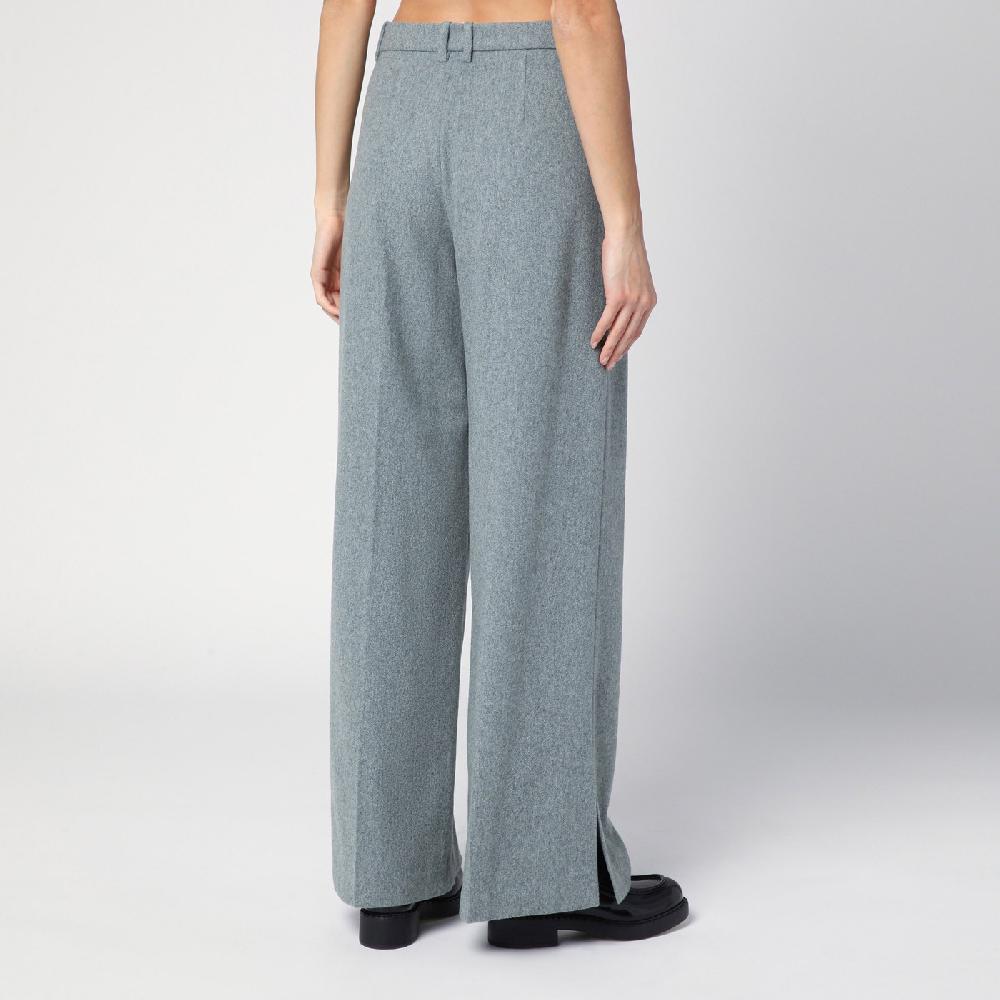 THE GARMENT Pantalone over Mille grigio Qualità