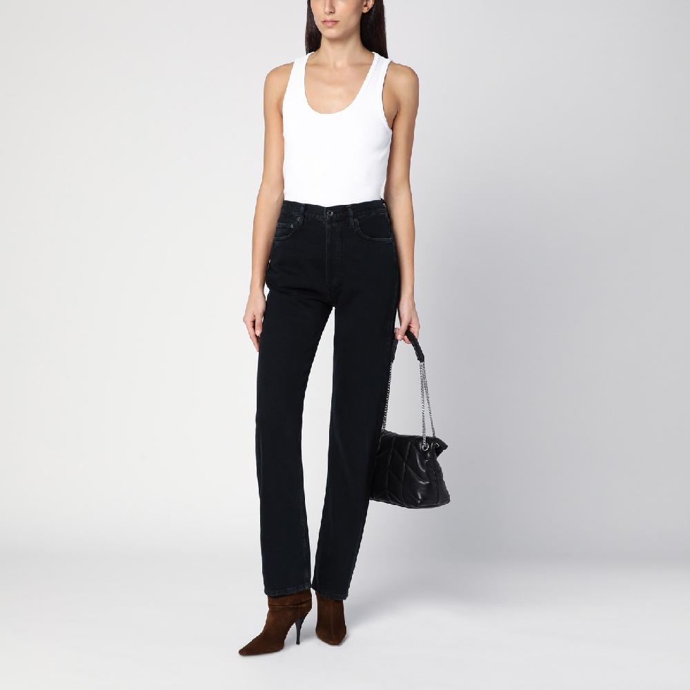 AGOLDE Jeans nero in denim rigenerato Consegna Veloce