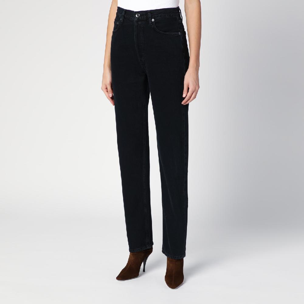 AGOLDE Jeans nero in denim rigenerato Consegna Veloce