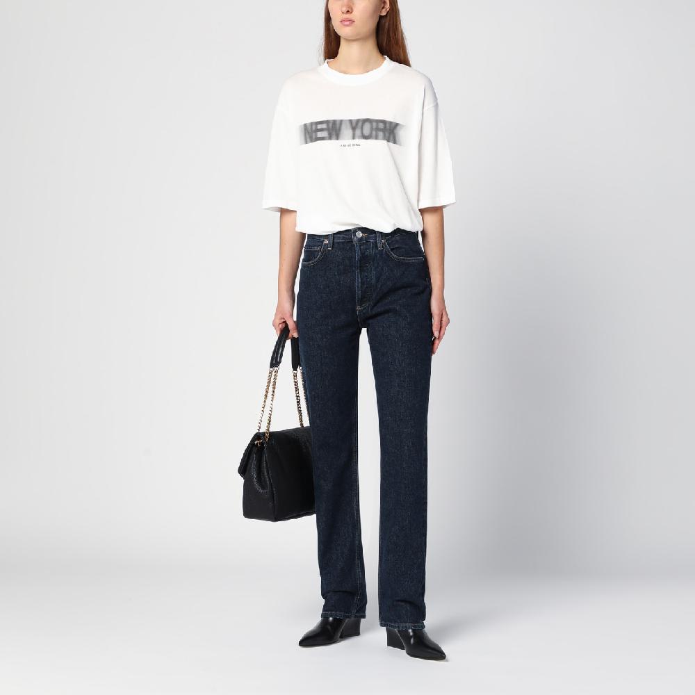 AGOLDE Jeans blu scuro in denim organico Prezzo Ridotto
