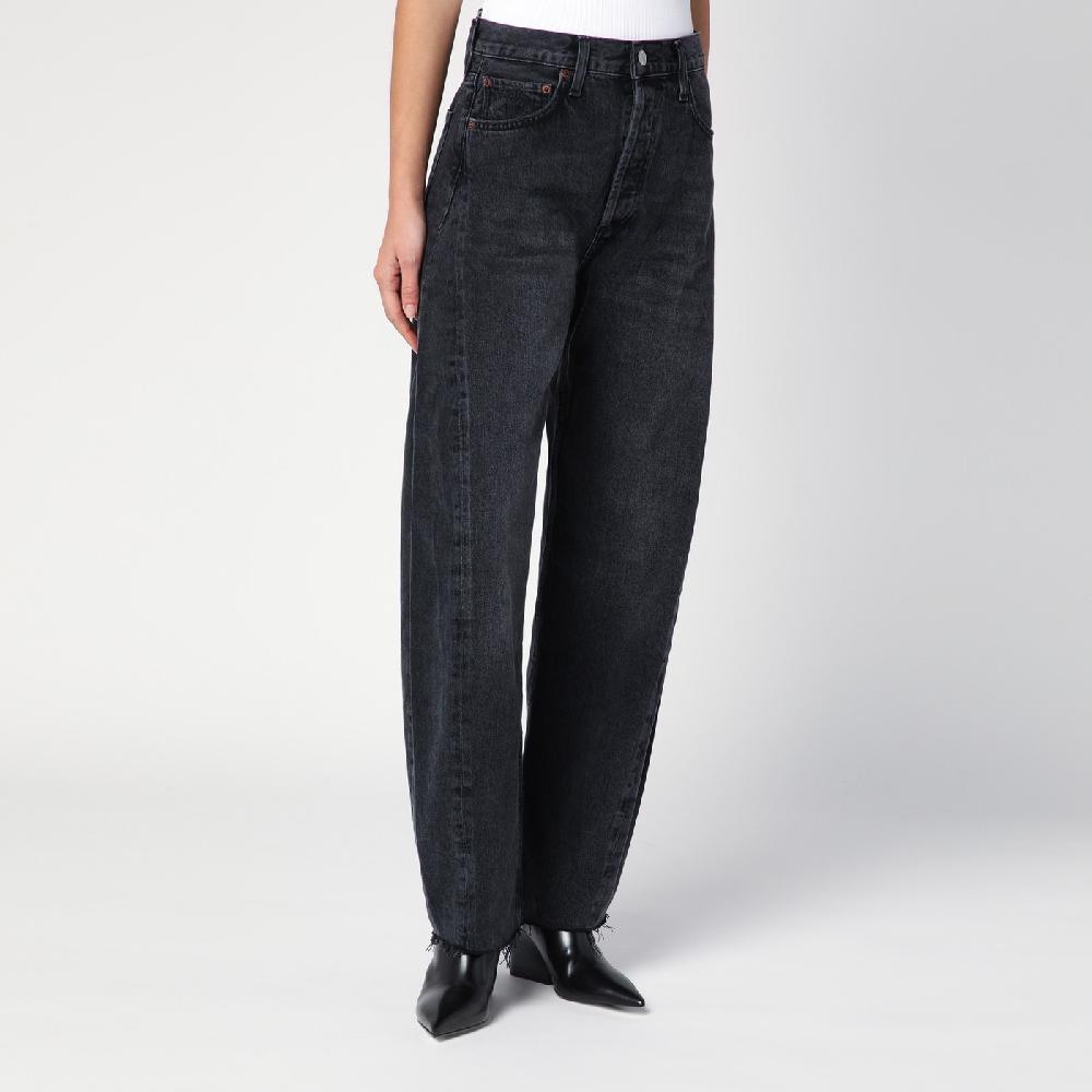 AGOLDE Jeans Luna nero in denim organico Sottocosto