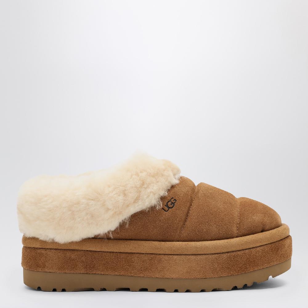 UGG Slide W Tazzlita castagna in suede Presa