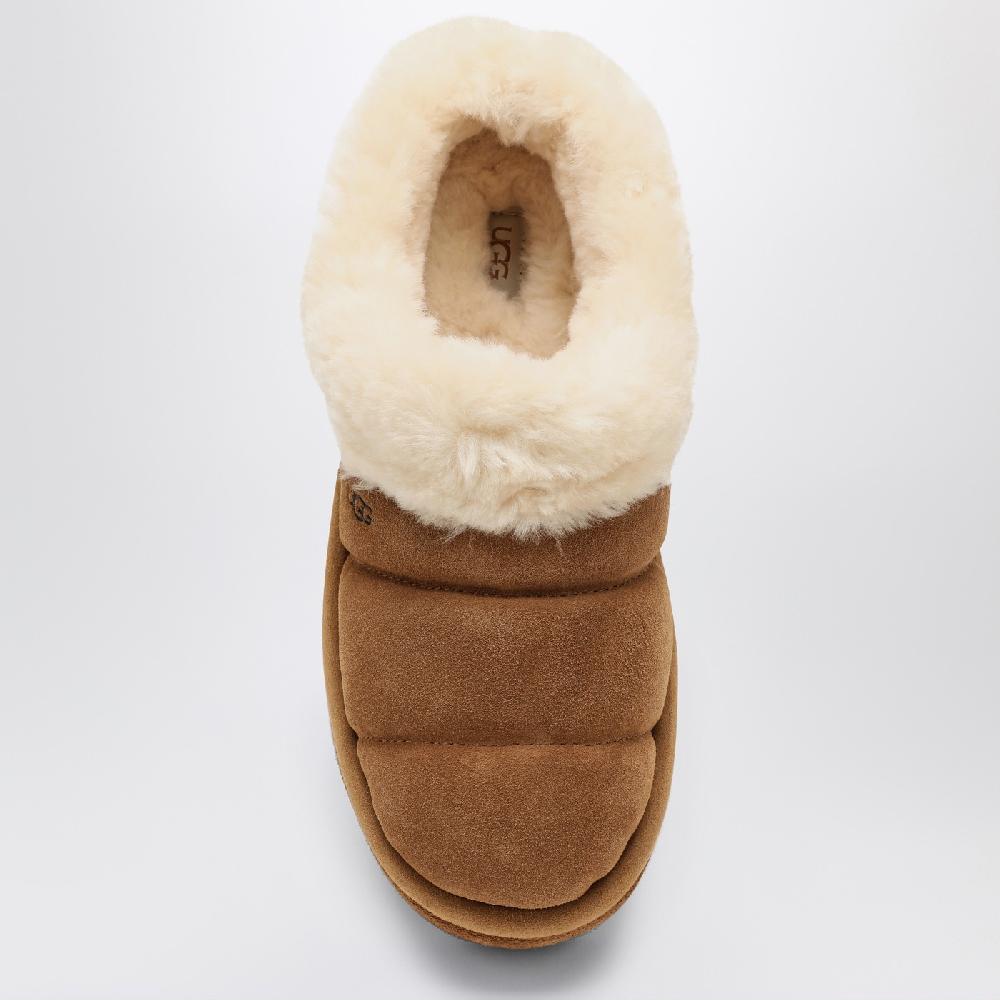 UGG Slide W Tazzlita castagna in suede Presa