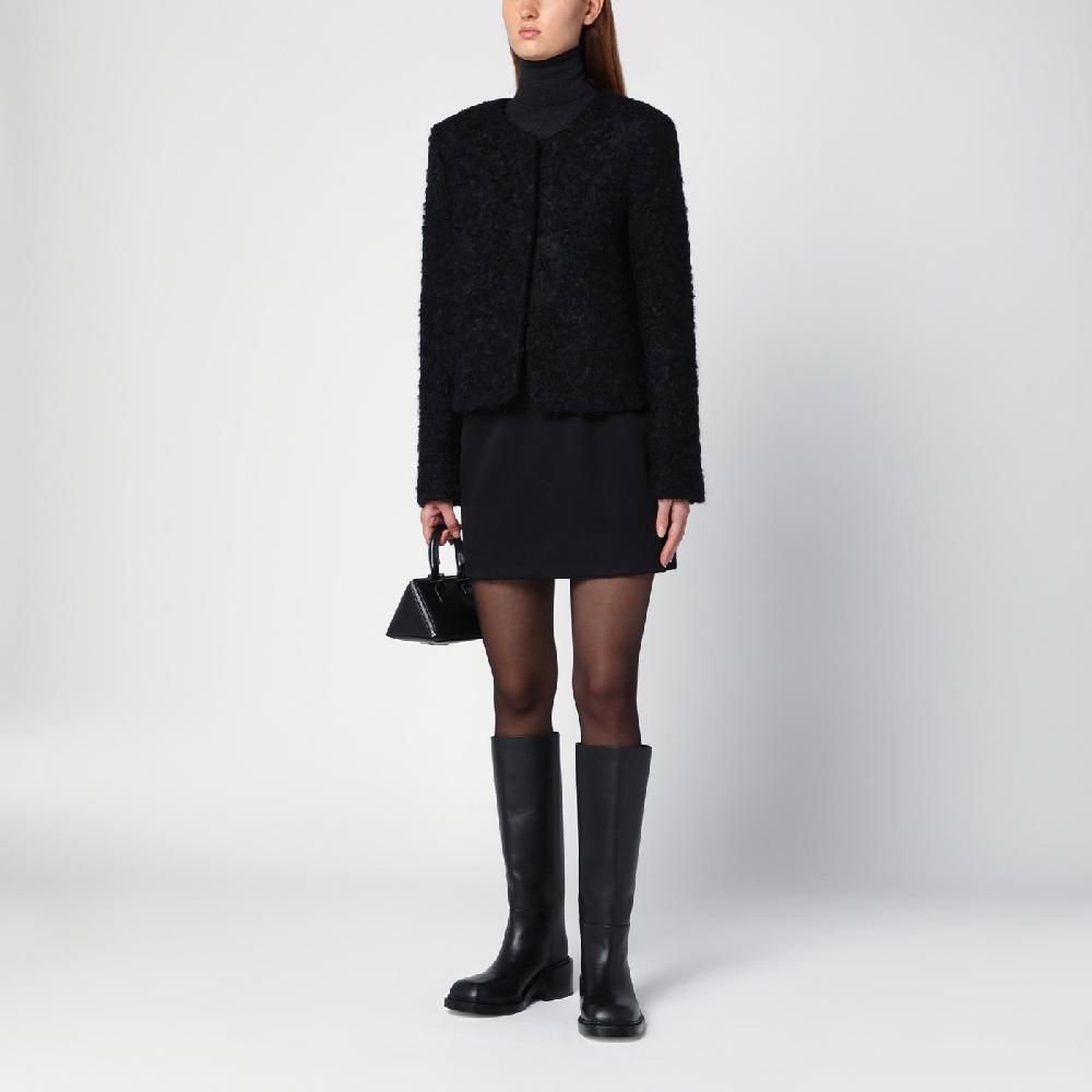 THE GARMENT Giacca Vienna nera in misto lana riciclata Offerta