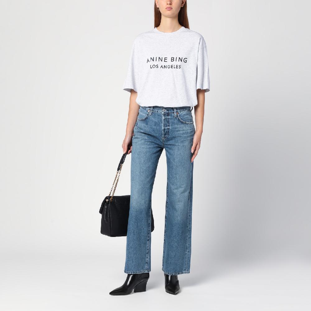 Citizens of Humanity Jeans dritto blu slavato Outlet