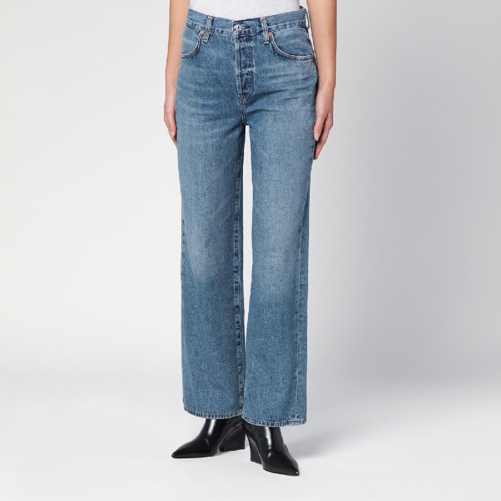 Citizens of Humanity Jeans dritto blu slavato Outlet