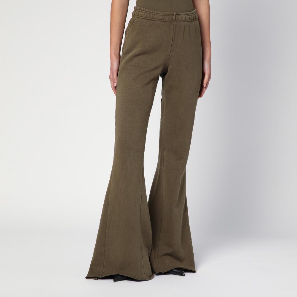Entire Studios Pantalone a zampa verde militare in cotone organico Saldi Di Fabbrica