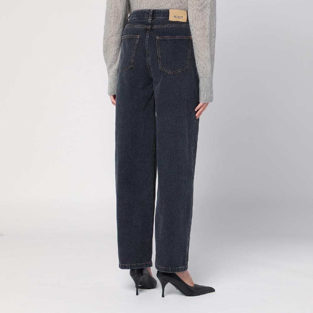 ROTATE Birger Christensen Jeans ampio grigio scuro Offerta speciale