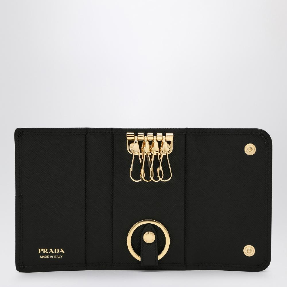 Prada Portachiavi nero in Re-Nylon Black Friday