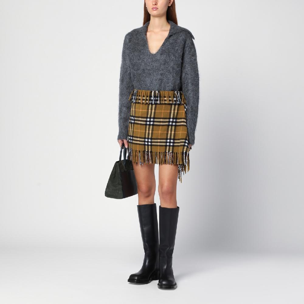 Loulou Studio Maglione grigio in misto alpaca Grandi sconti