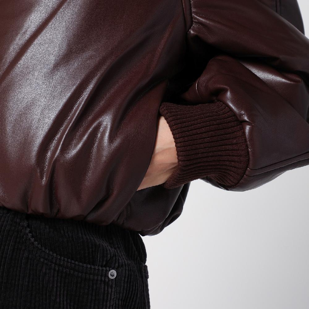 AGOLDE Bomber marrone in eco pelle Offerte giornaliere