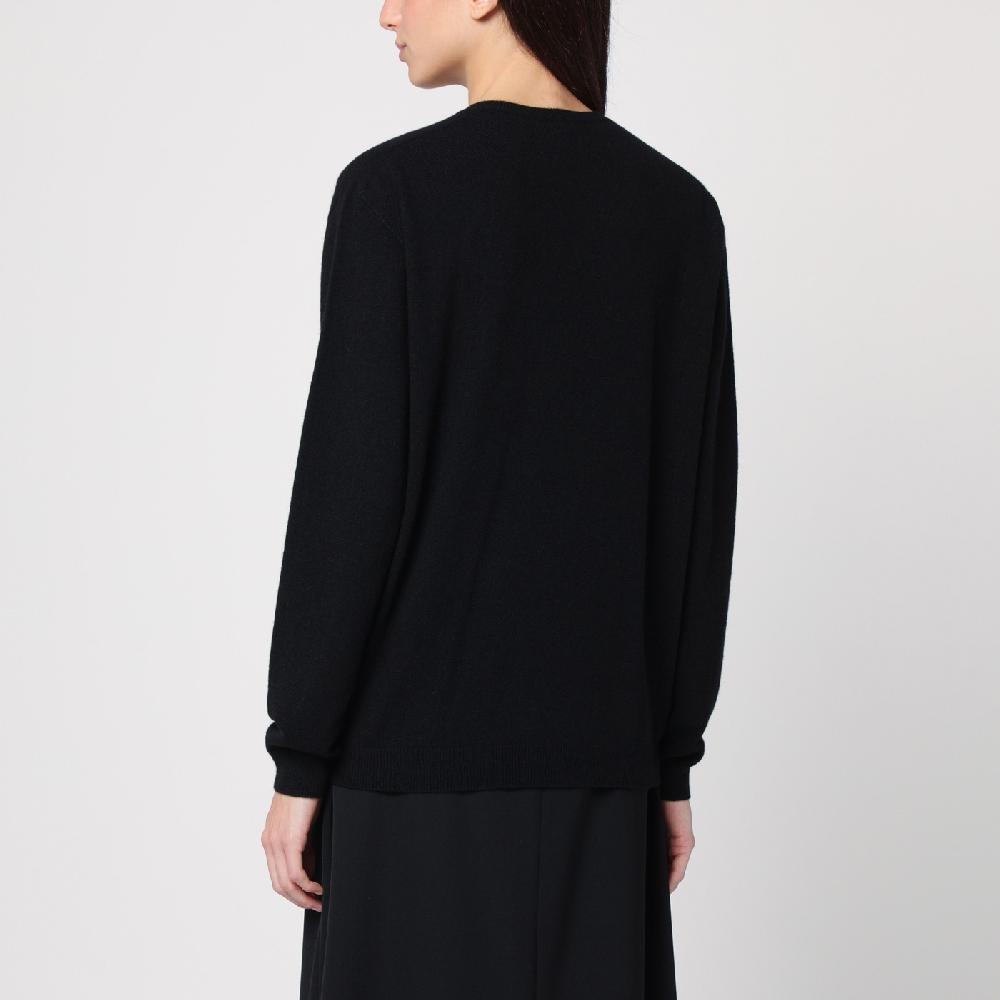The Row Maglione Isaora nero in cashmere Ultimo giorno
