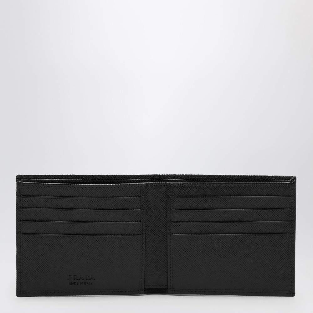 Prada Portafoglio orizzontale nero in Saffiano Only for today