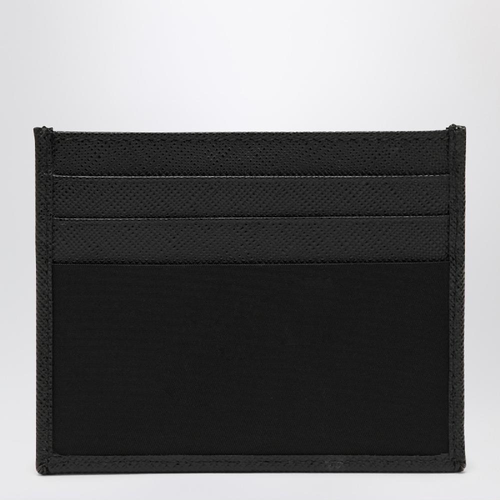 Prada Portacarte in Nylon e Saffiano nero Discount Store per i nuovi prodotti