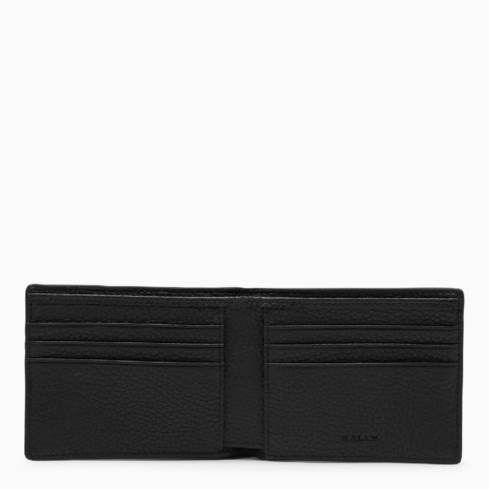 Bally Portafoglio bi-fold nero in pelle Super sconto