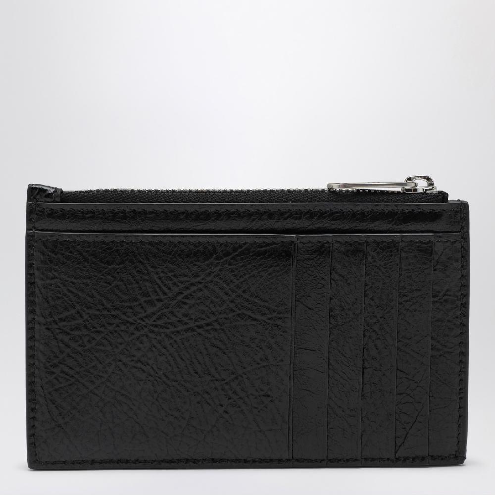 Balenciaga Portacarte Superbusy nero in pelle Trasporto libero internazionale