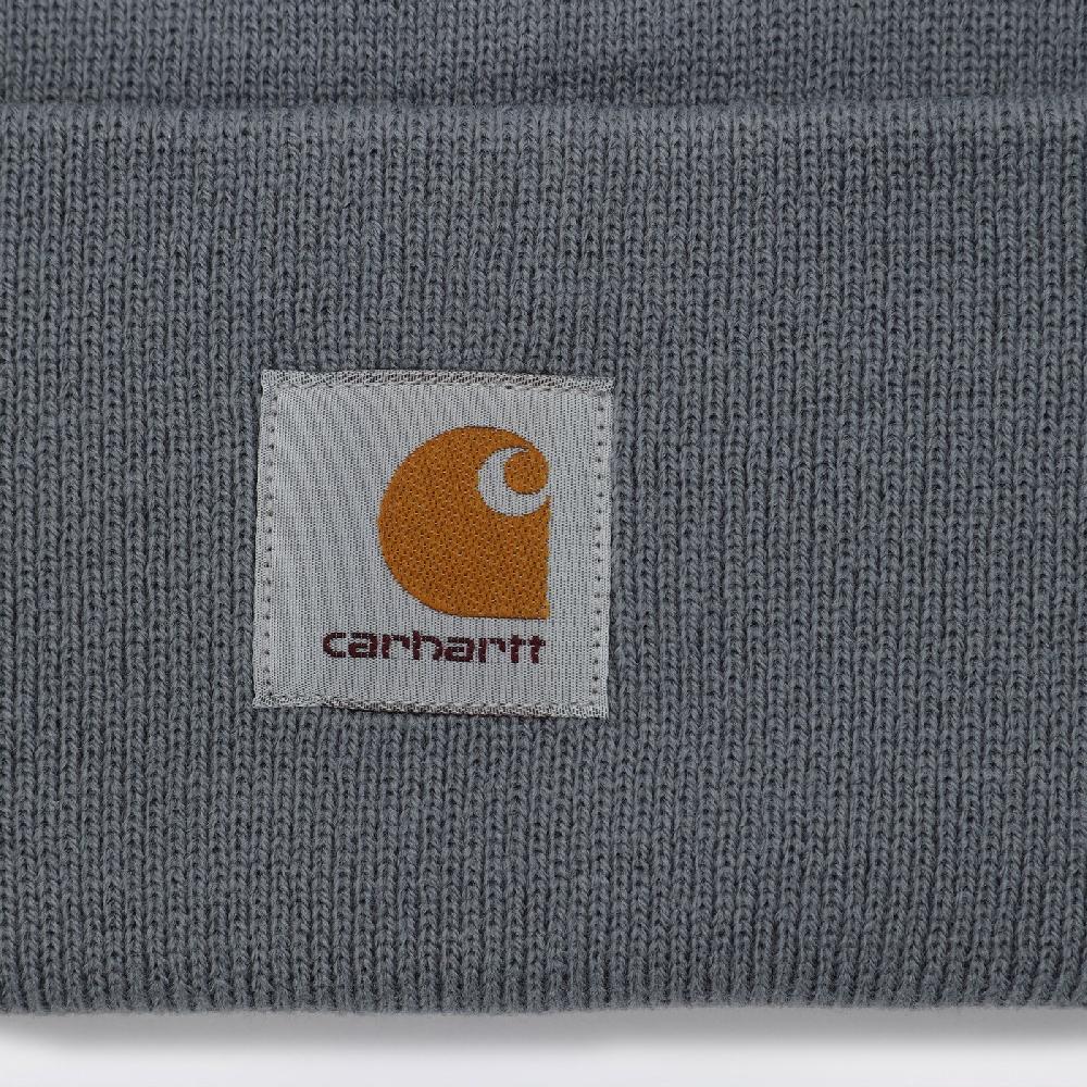 Carhartt WIP Cuffia grigia con patch logo Duty-free