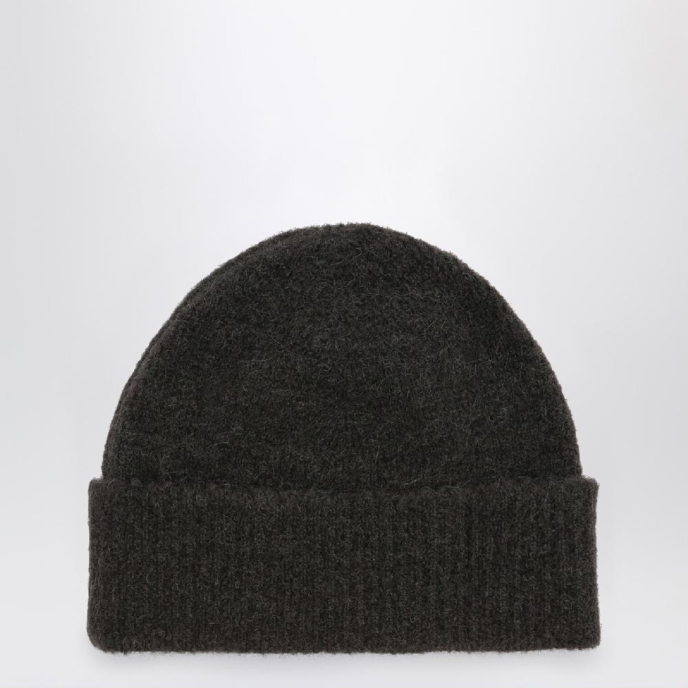 Ami Paris Cappello Ami De Coeur grigio in alpaca Qualità