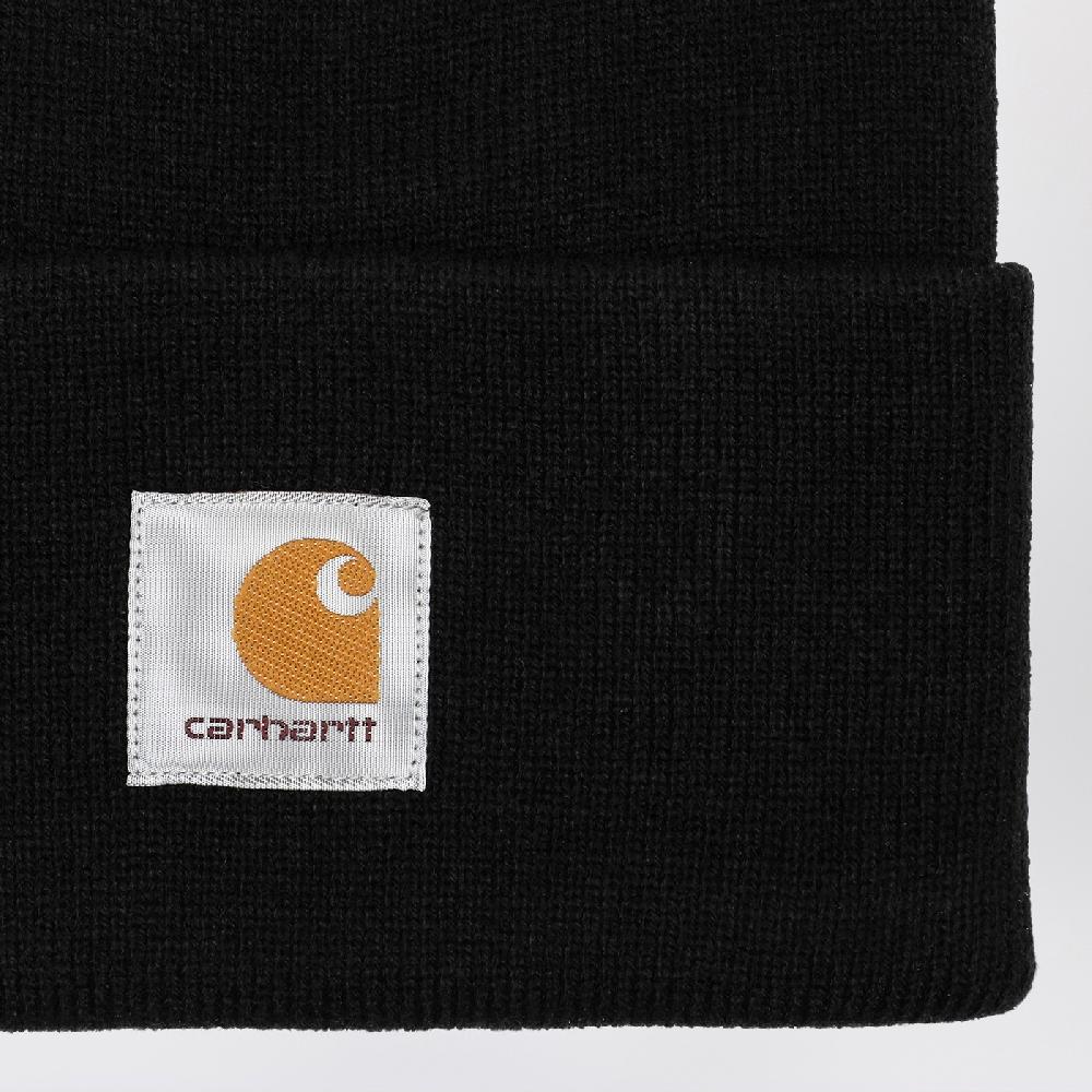 Carhartt WIP Cuffia nera con patch logo Novità