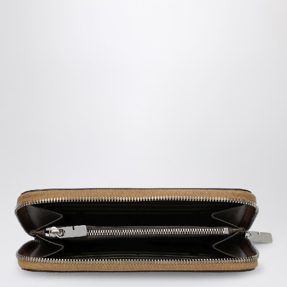 Burberry Portafoglio con zip beige motivo Check Online