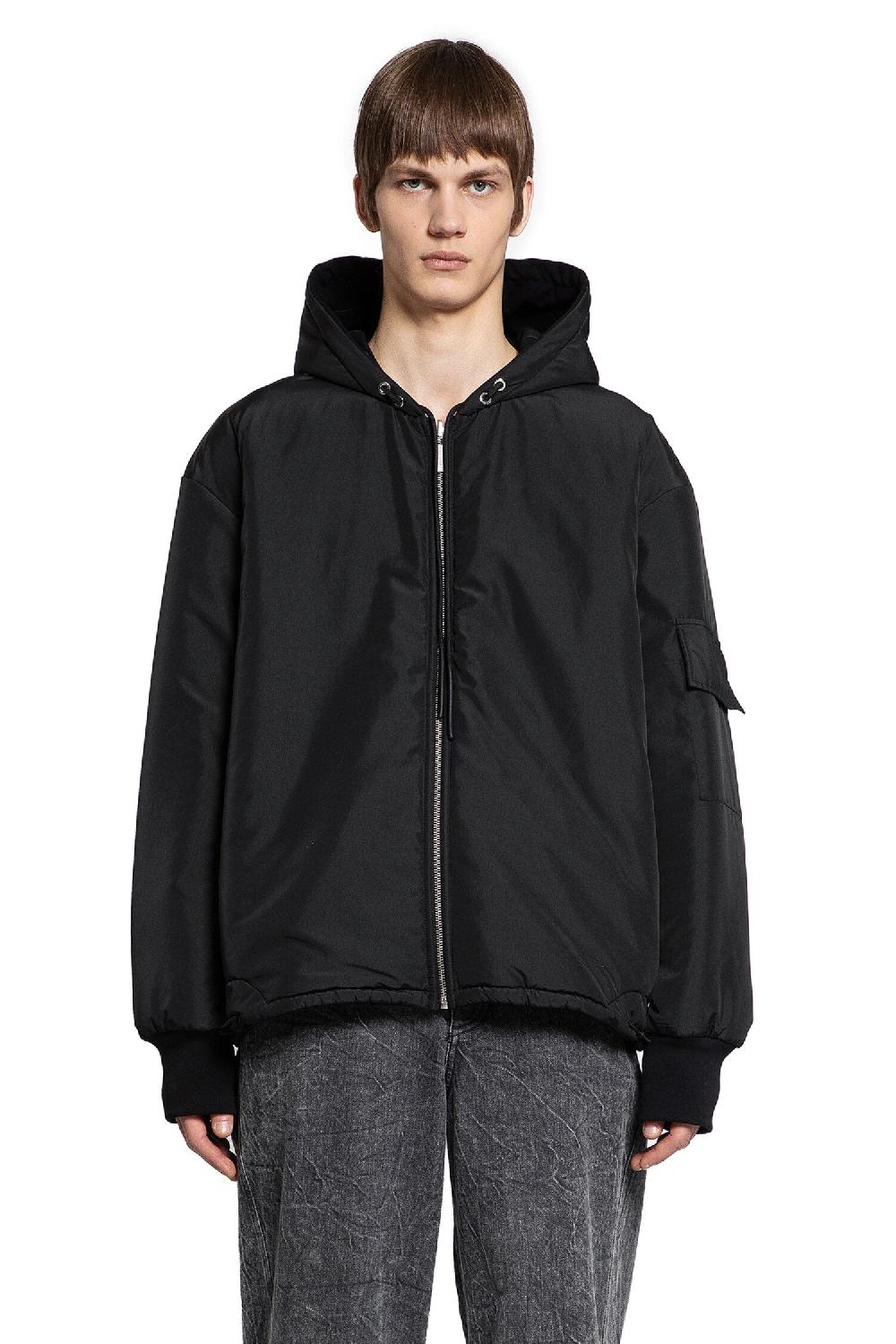 Antonioli 44 LABEL GROUP MAN BLACK JACKETS Latest fashion