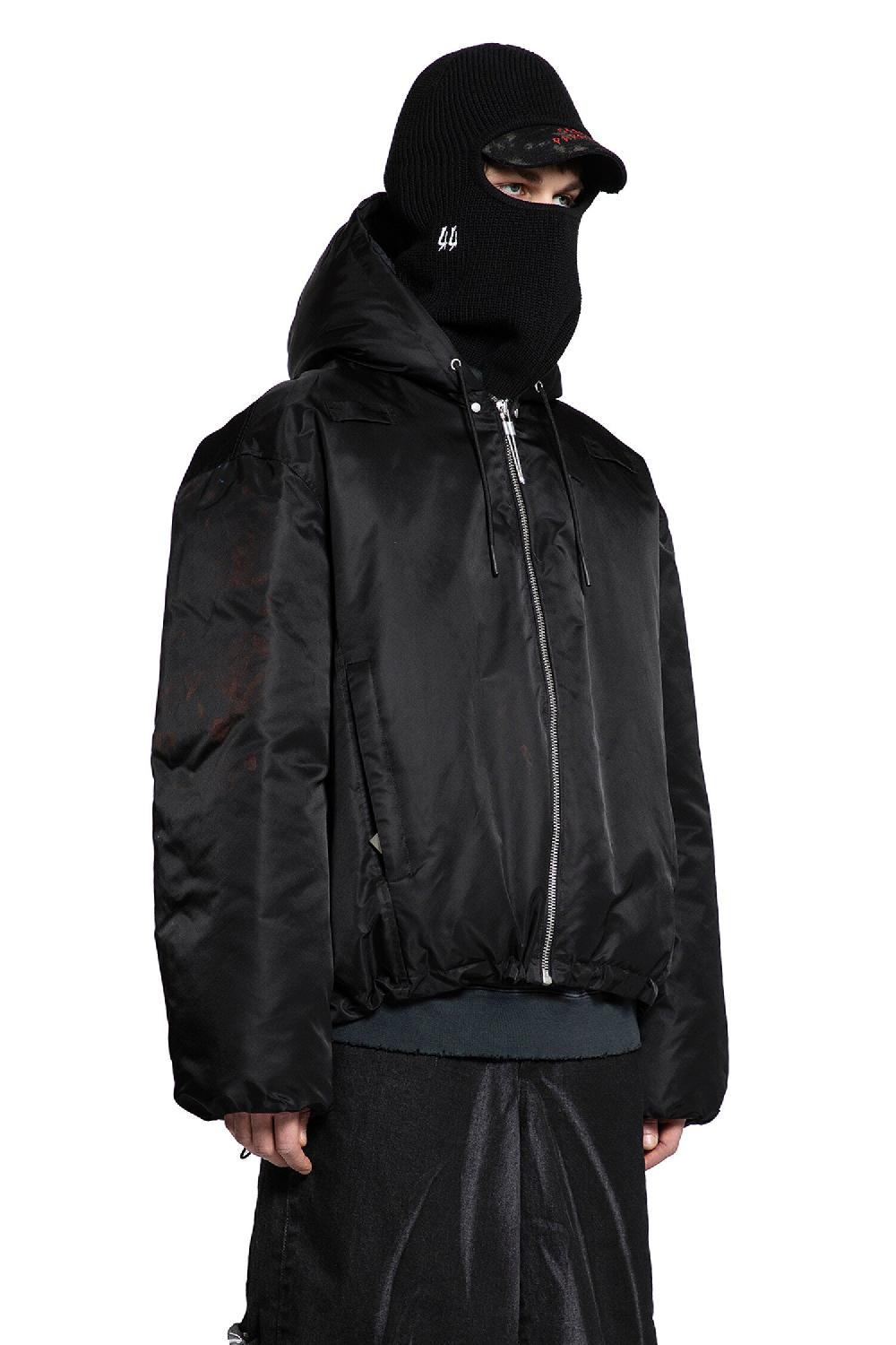 Antonioli 44 LABEL GROUP MAN BLACK JACKETS Offerte esclusive